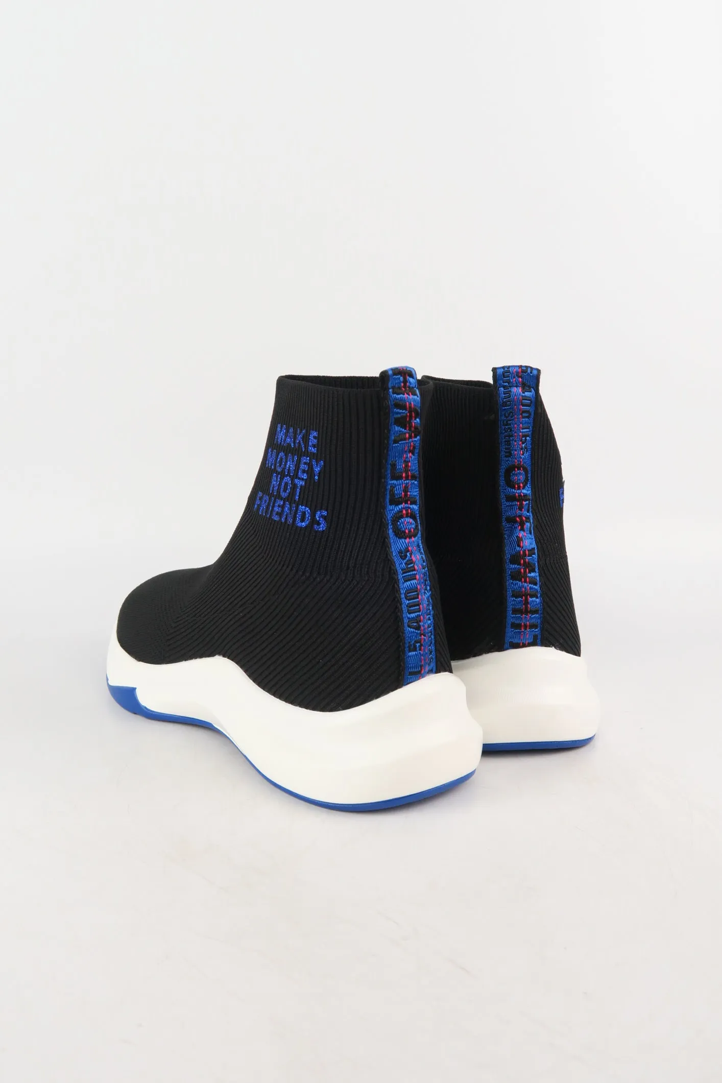 รองเท้าผ้าใบหุ้มข้อสูง - Girls Fashion Sneaker Slip On
