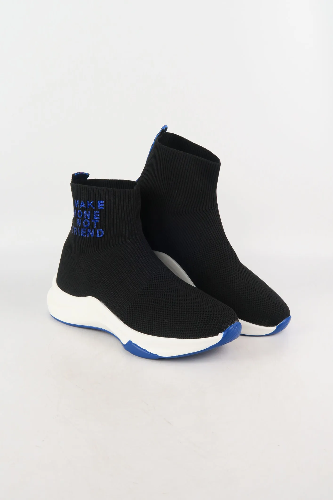 รองเท้าผ้าใบหุ้มข้อสูง - Girls Fashion Sneaker Slip On