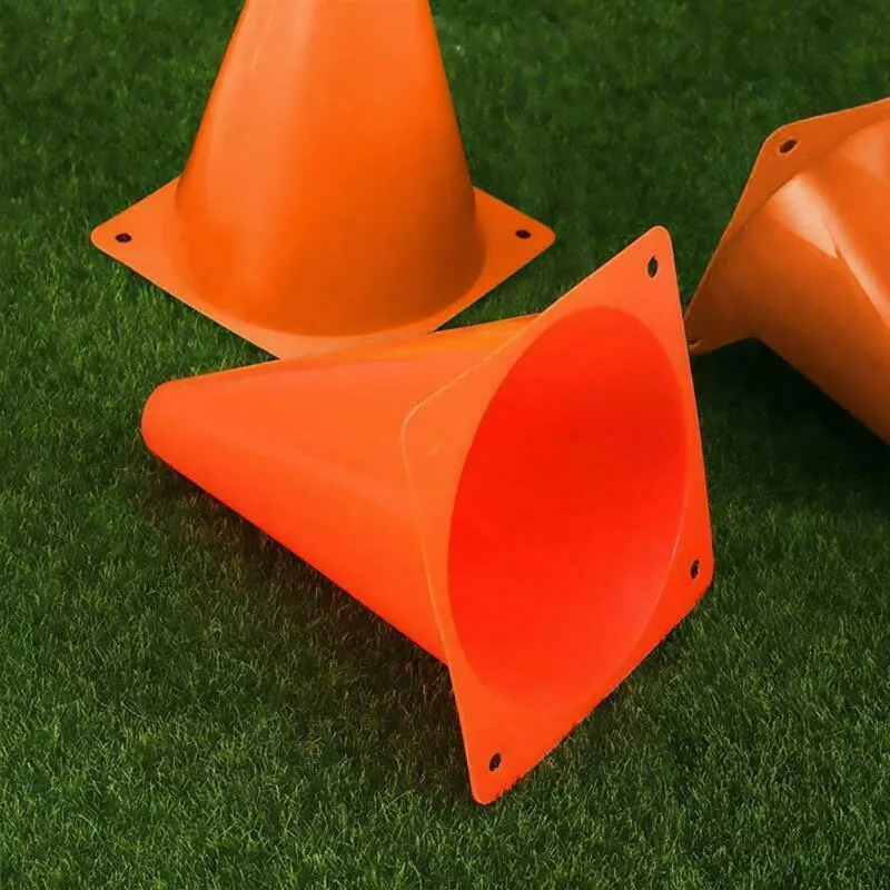 12-Piece: Plastic Cone 7" Orange Colored for Driving Practice,Training, Parties