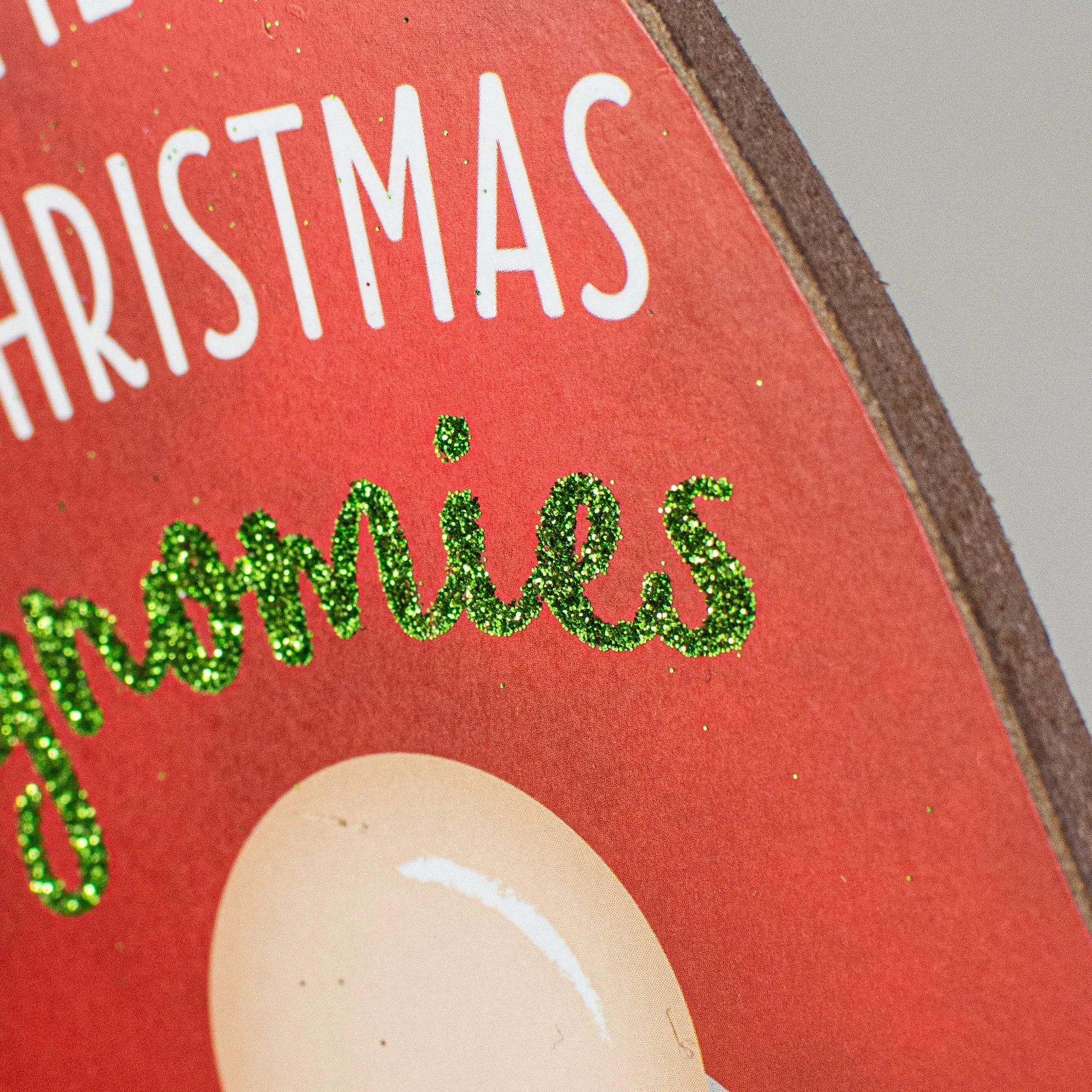 13" Merry Christmas Gnomies Shape Sign