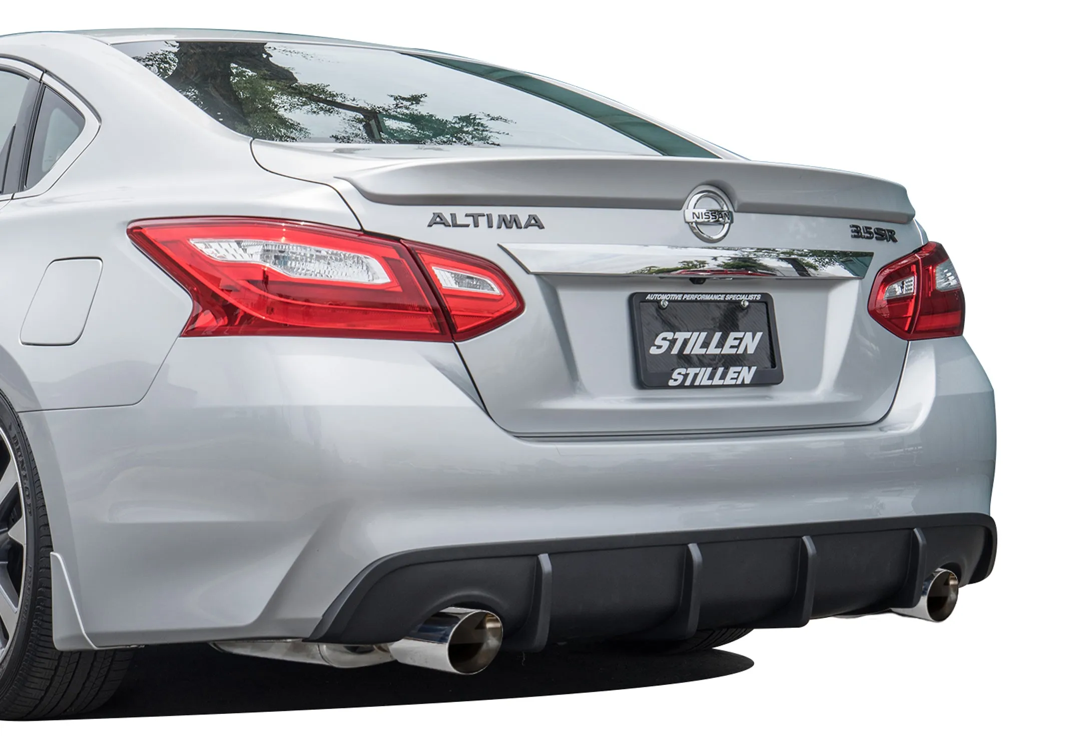 2016-2018 Nissan Altima Rear Diffuser [Matte Black] - KB13158MB