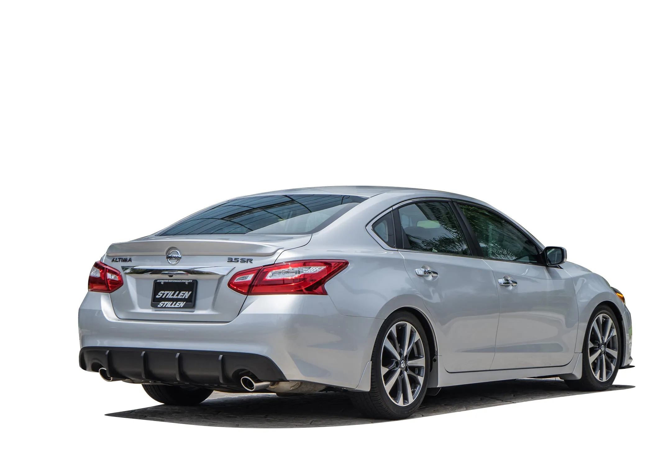 2016-2018 Nissan Altima Rear Diffuser [Matte Black] - KB13158MB