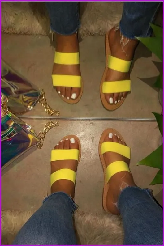 3 Colors Beach Slippers Sandles F166
