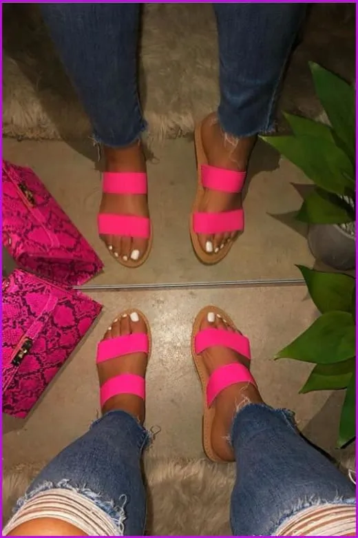 3 Colors Beach Slippers Sandles F166