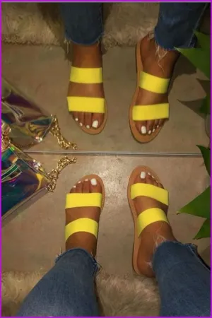 3 Colors Beach Slippers Sandles F166