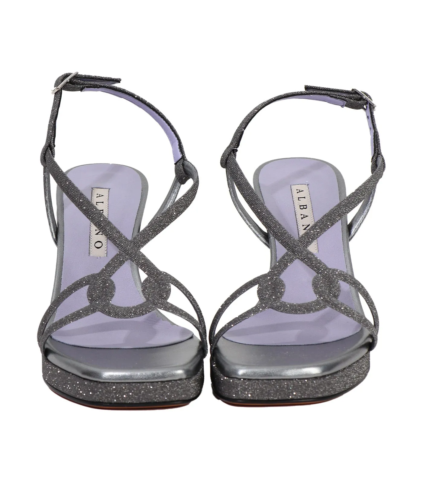 3226 Heeled Sandals Pewter