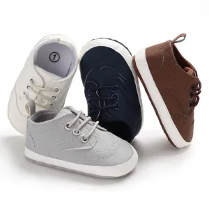 4 Solid Colors Baby Boy Crib Shoes Spring Fall