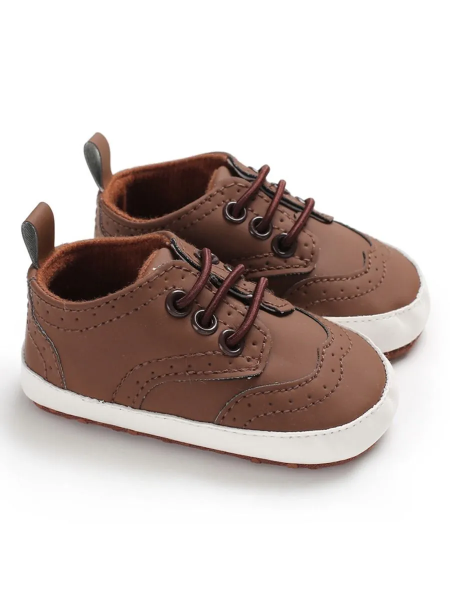 4 Solid Colors Baby Boy Crib Shoes Spring Fall