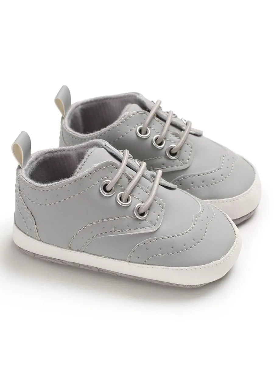 4 Solid Colors Baby Boy Crib Shoes Spring Fall