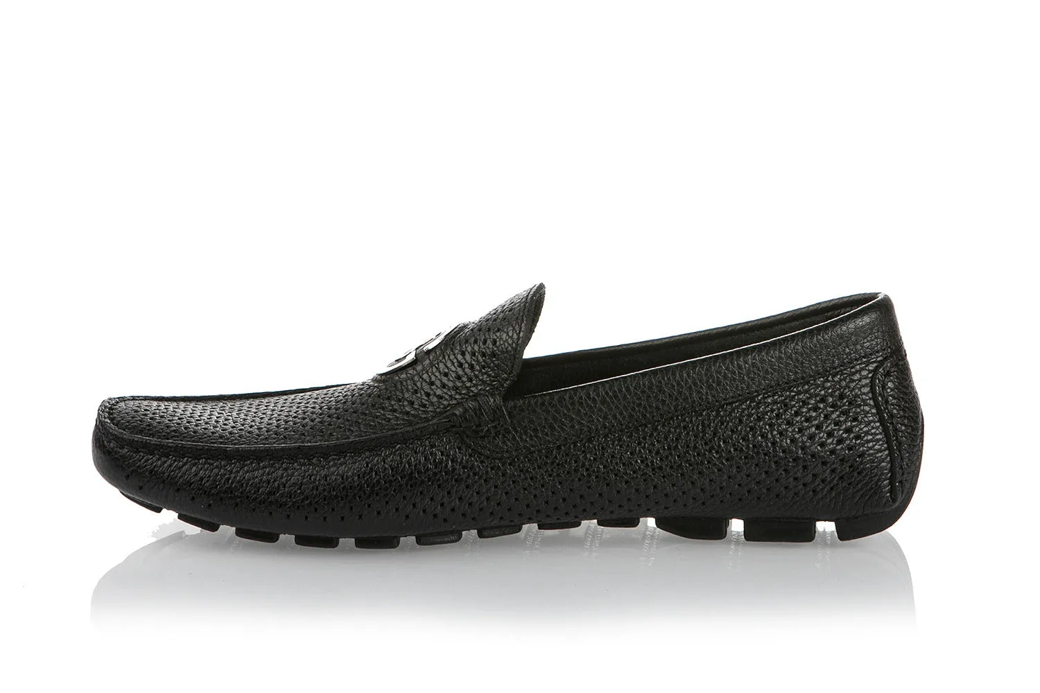 6901 Baldinini Moccasins / Black