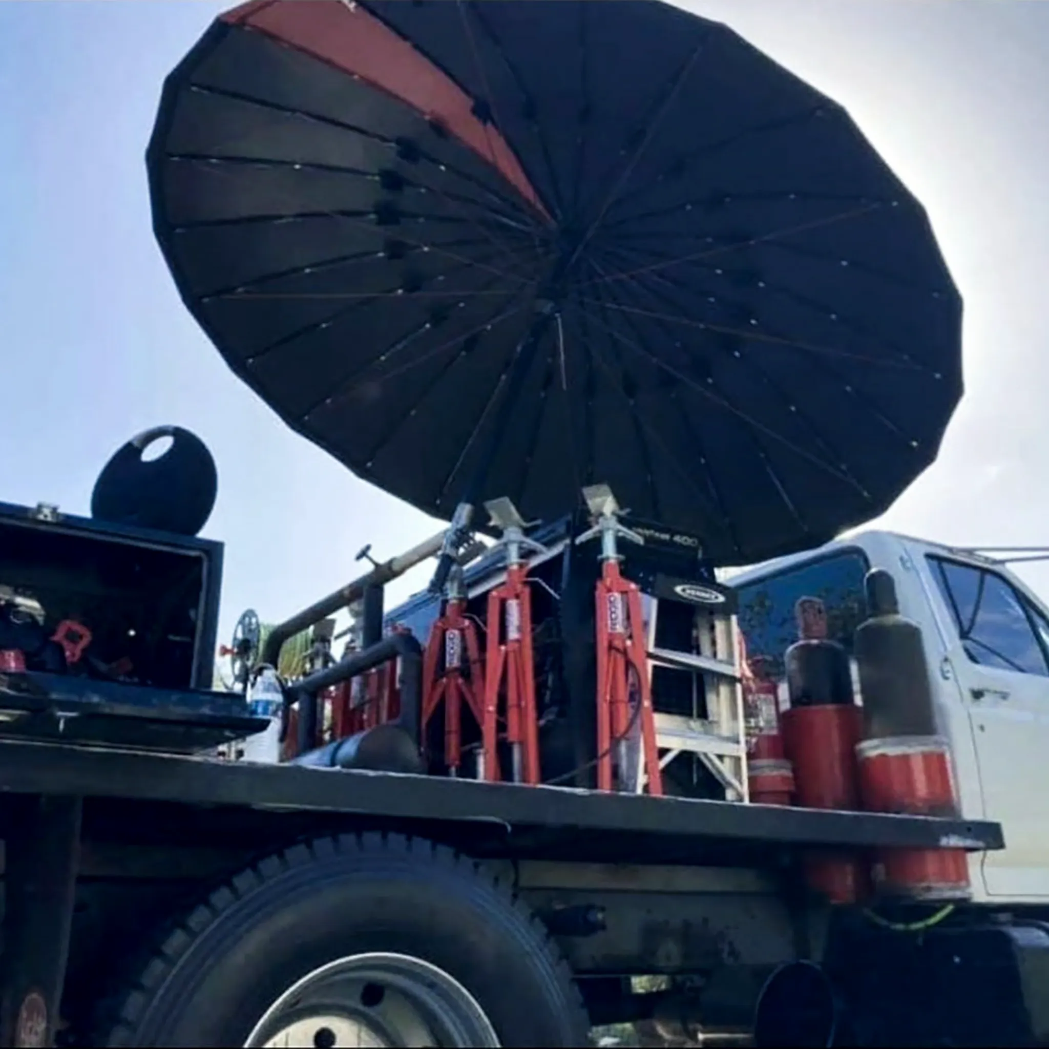 8' Flame Resistant Pipeliners Cloud Umbrella