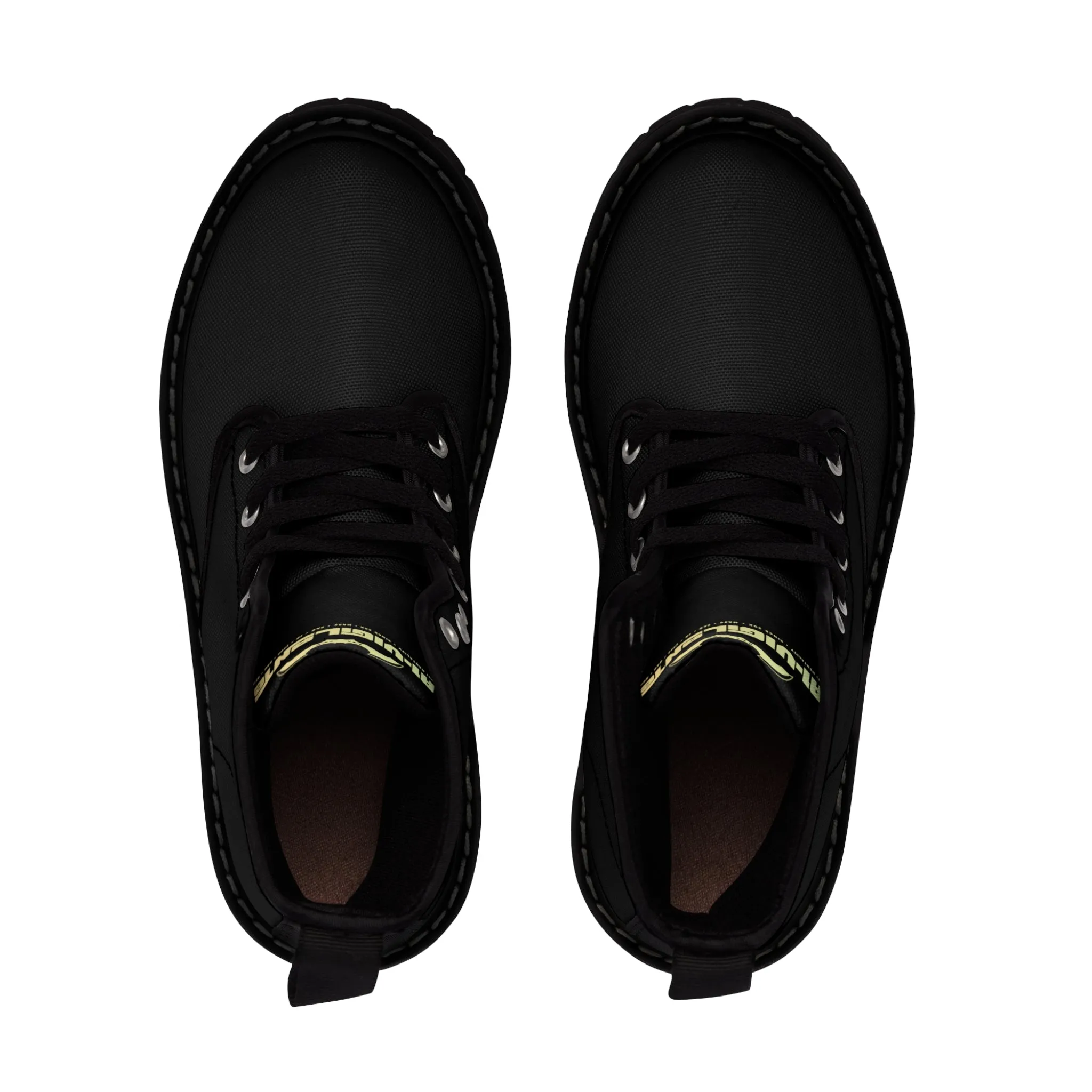 A1- Vigilante  Black Canvas Boots
