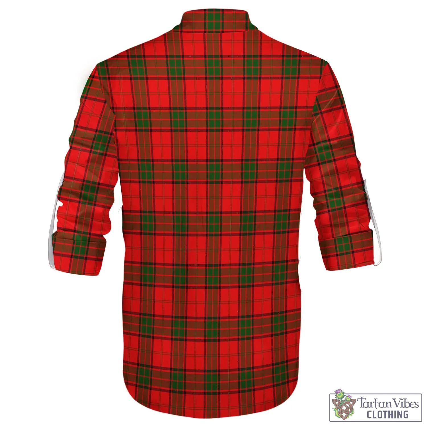 Adair Tartan Men's Scottish Traditional Jacobite Ghillie Kilt Shirt