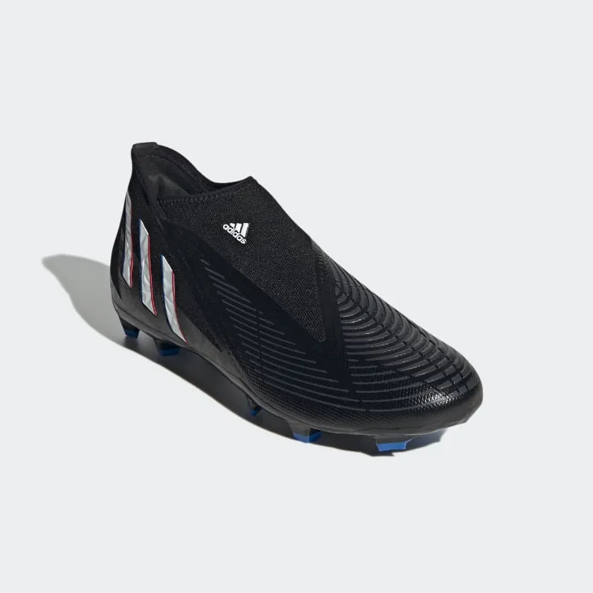 adidas Adult PREDATOR EDGE.3 LACELESS FIRM GROUND CLEATS