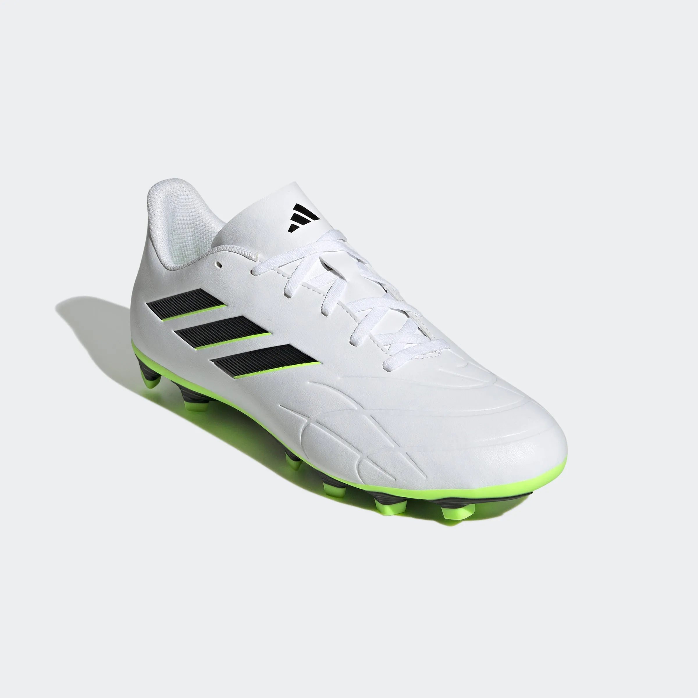 adidas Copa Pure.4 Flexible Ground Soccer Cleats | White/Black | Men's