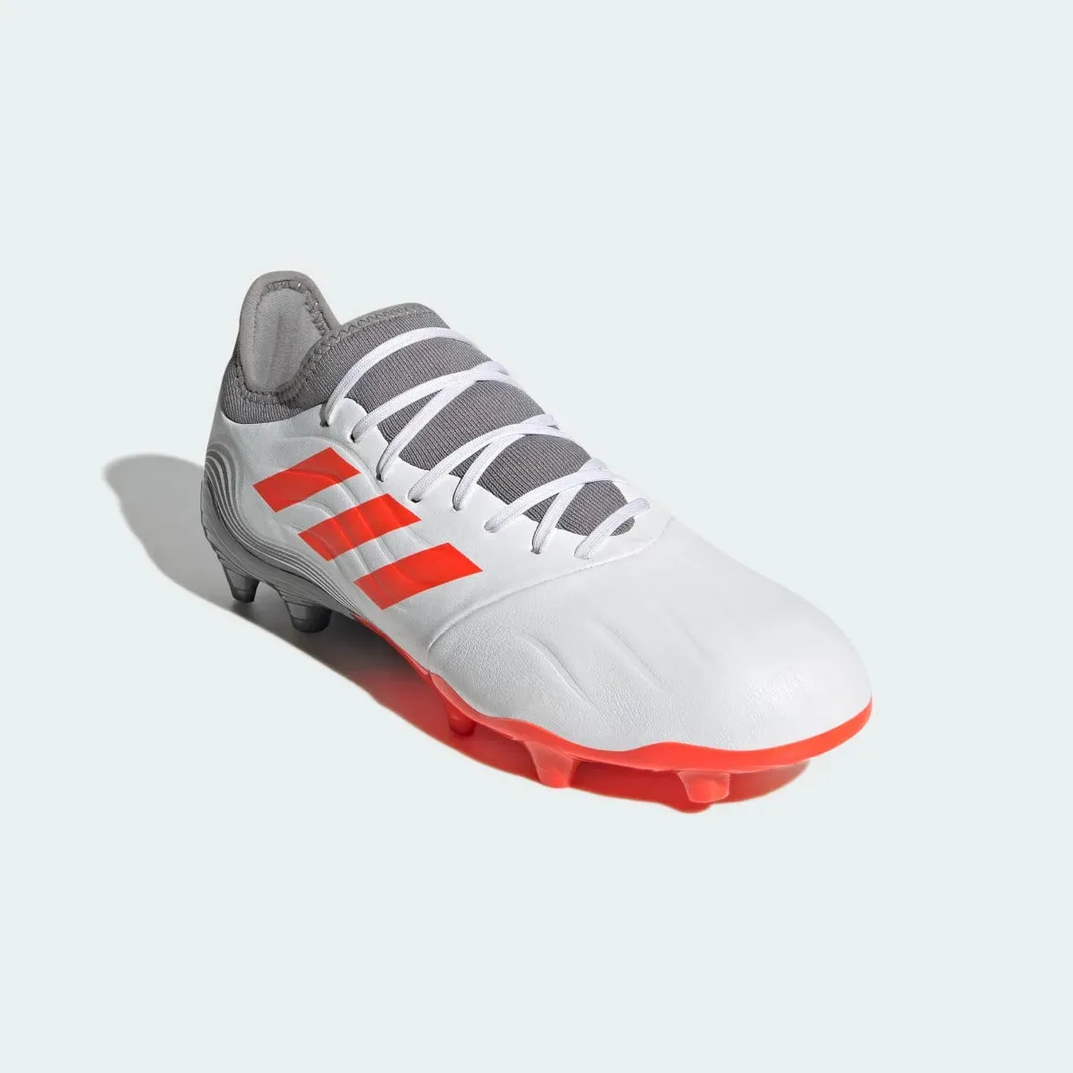 Adidas Copa Sense .3 FG - White-Grey-Solar Red