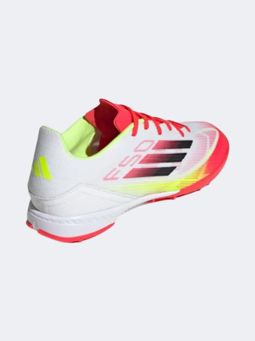 Adidas F 50 League Tf Men Football Shoes White/Black/Yellow