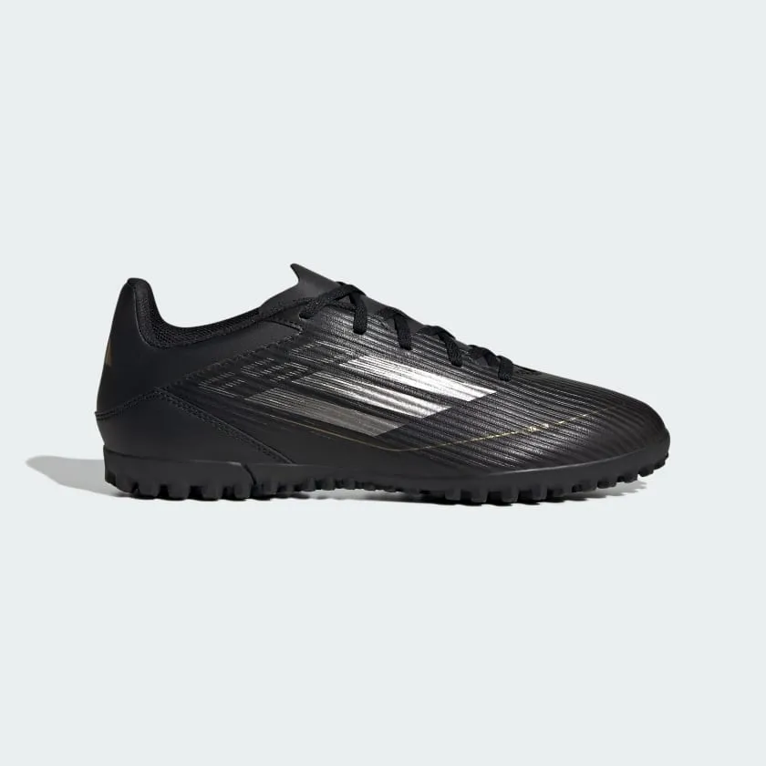 adidas F50 Club Artificial Turf Soccer Shoes | Core Black-Iron Metallic-Gold Metallic | Men's