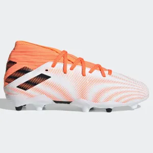 Adidas JR Nemeziz .3 FG - White-Orange-Black