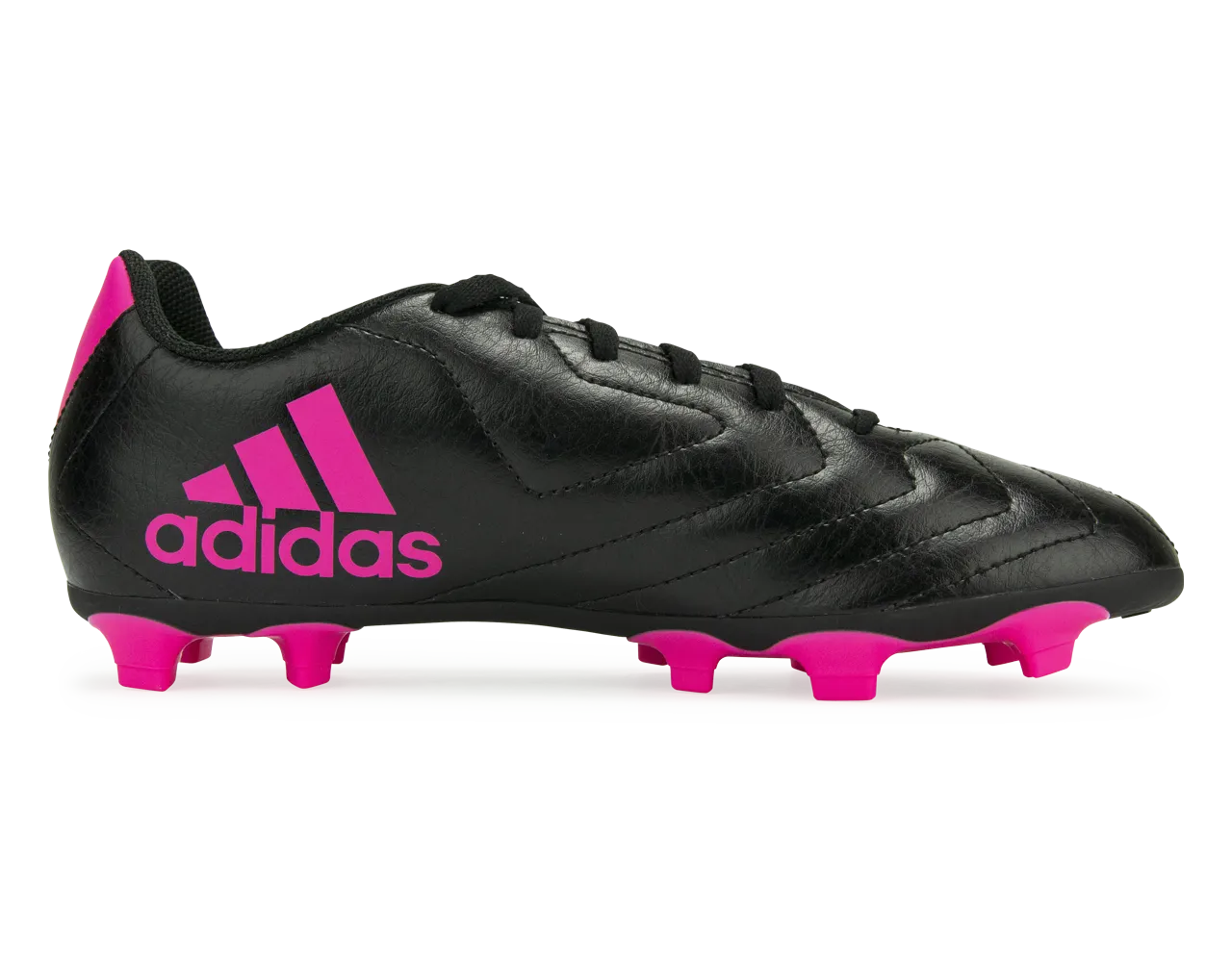 adidas Kids Goletto VII FG Core Black/Shock Pink