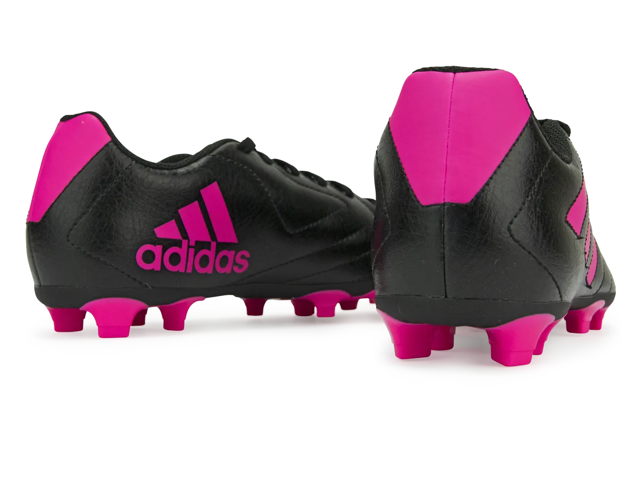 adidas Kids Goletto VII FG Core Black/Shock Pink