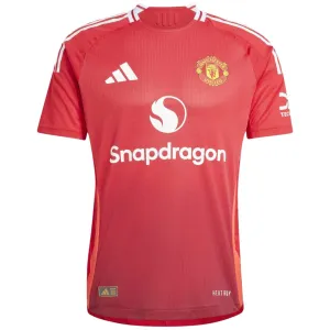 adidas Manchester United 2024/25 Short Sleeved Home Authentic Jersey