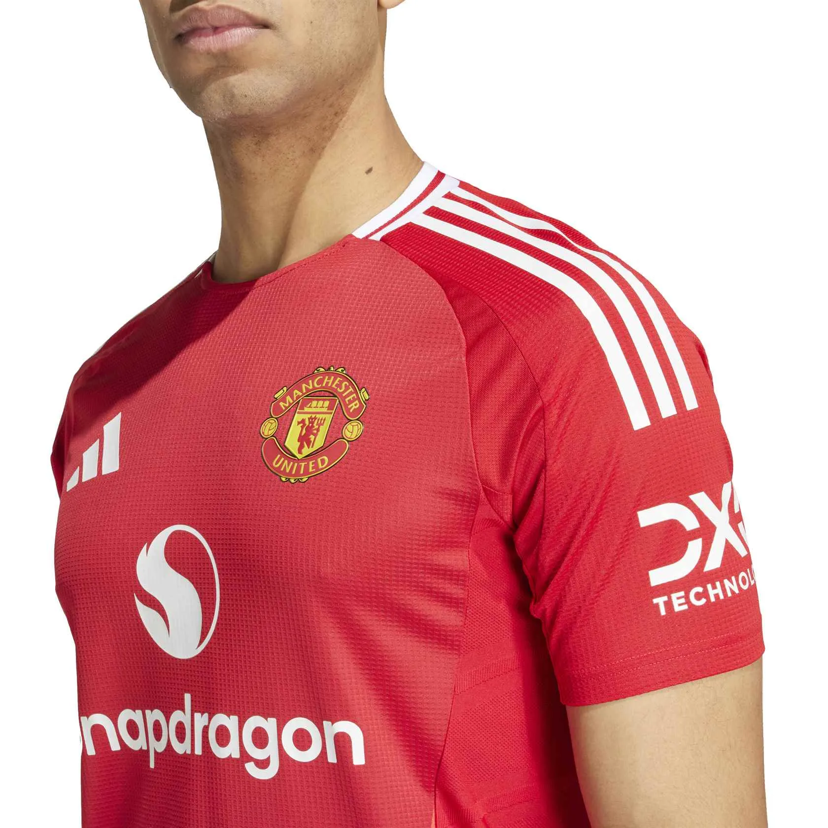 adidas Manchester United 2024/25 Short Sleeved Home Authentic Jersey