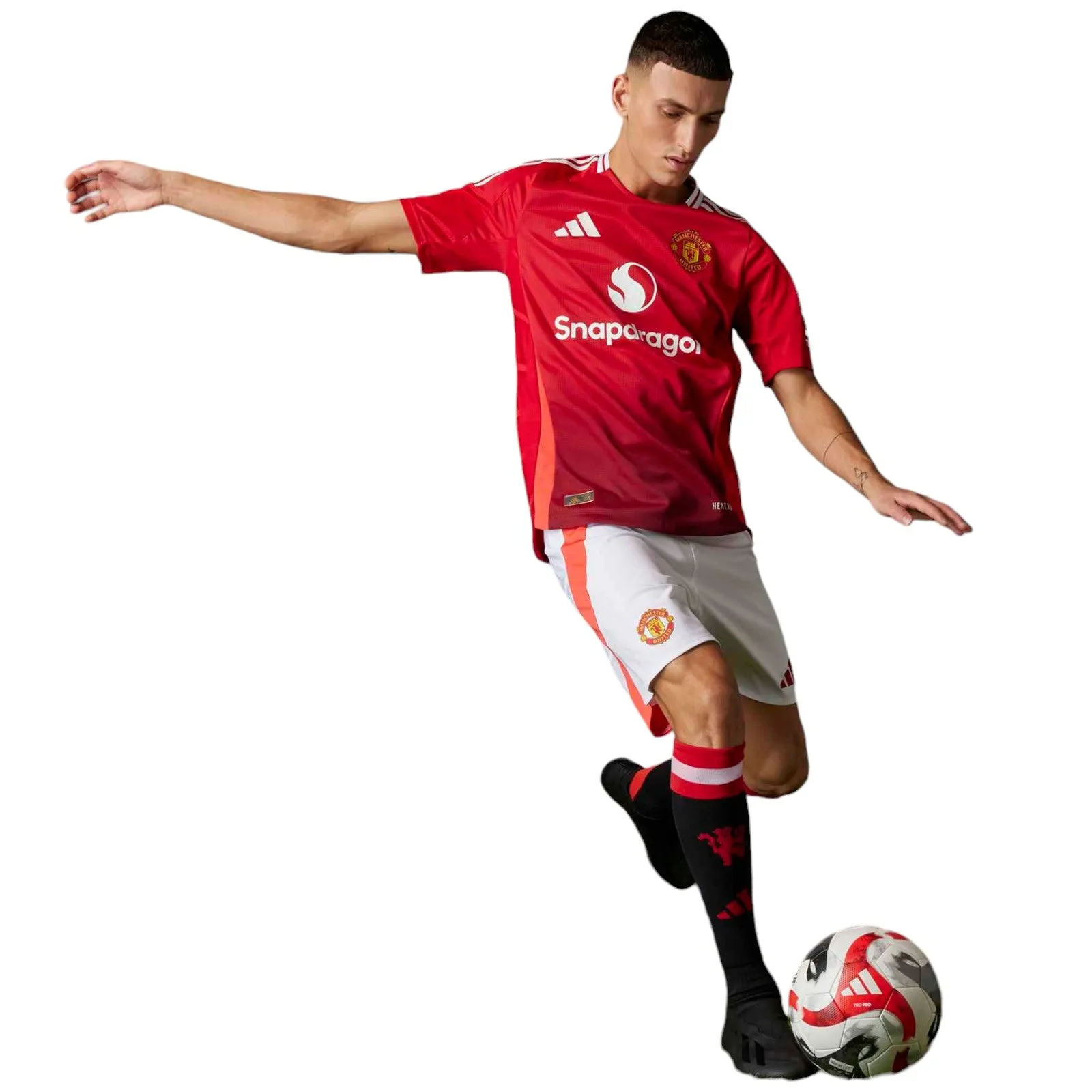 adidas Manchester United 2024/25 Short Sleeved Home Authentic Jersey
