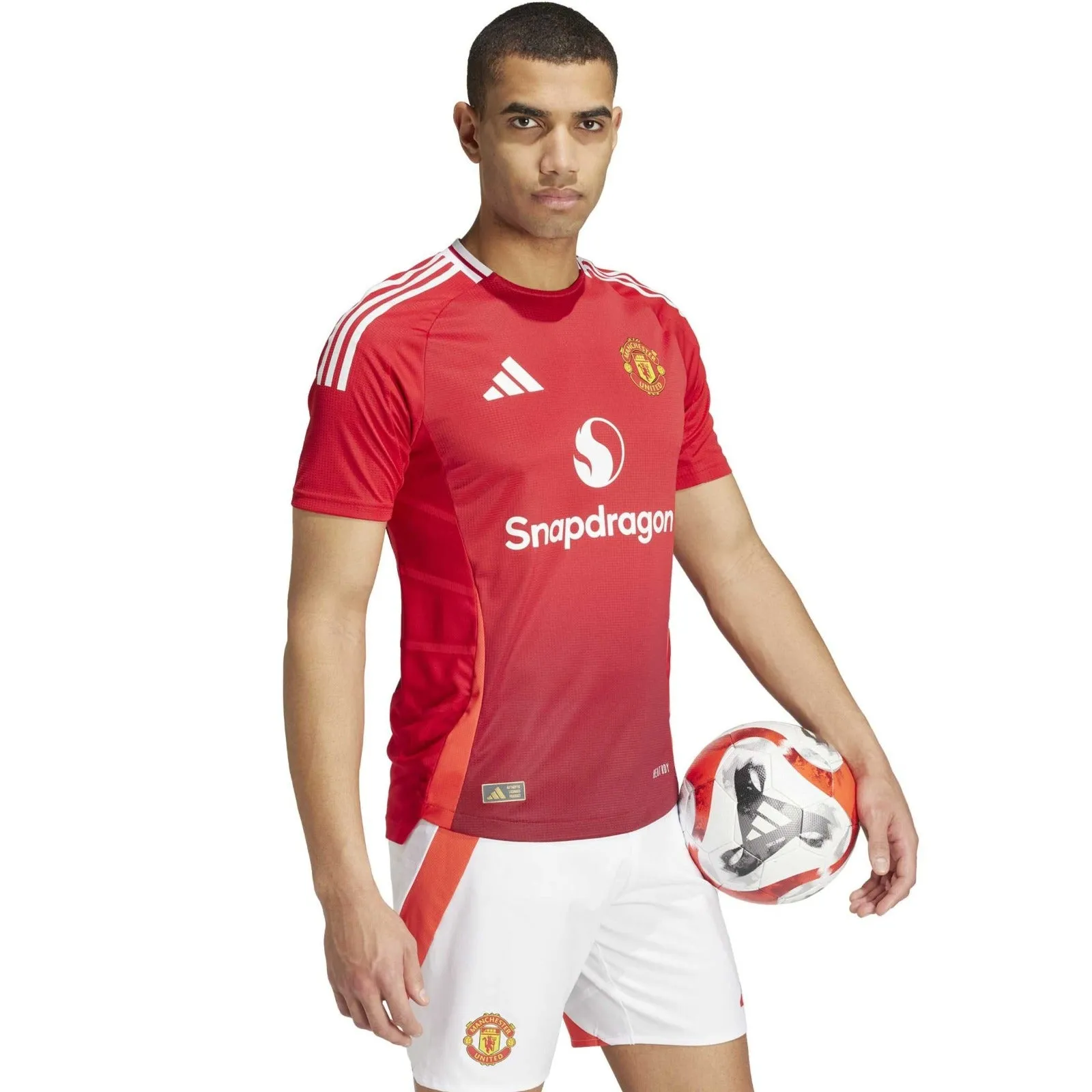 adidas Manchester United 2024/25 Short Sleeved Home Authentic Jersey