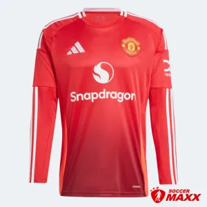 adidas Manchester United FC 24/25 Men's Long-Sleeve Home Jersey