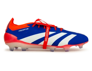 adidas Men's Predator Elite Foldover Tongue FG Lucid Blue/Red