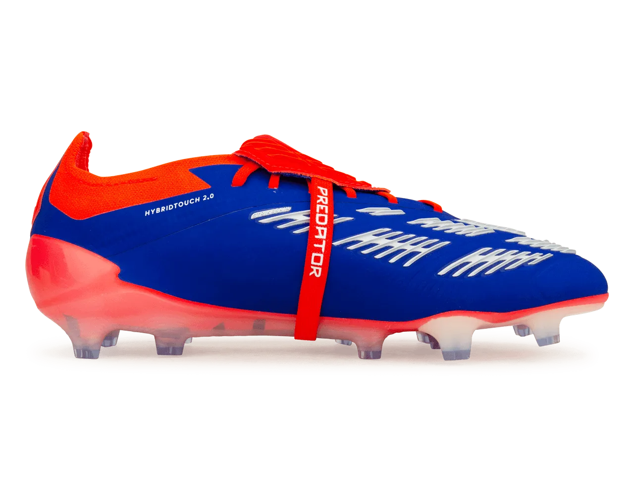 adidas Men's Predator Elite Foldover Tongue FG Lucid Blue/Red