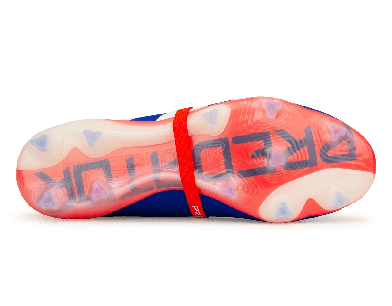 adidas Men's Predator Elite Foldover Tongue FG Lucid Blue/Red