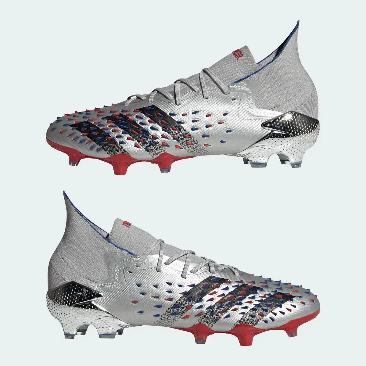 Adidas Predator Freak .1 FG - Silver Metallic-Red-Royal