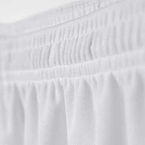 Adidas Unisex Child Youth Parma 16 Shorts White Black Youth Medium