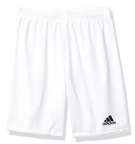 Adidas Unisex Child Youth Parma 16 Shorts White Black Youth Medium