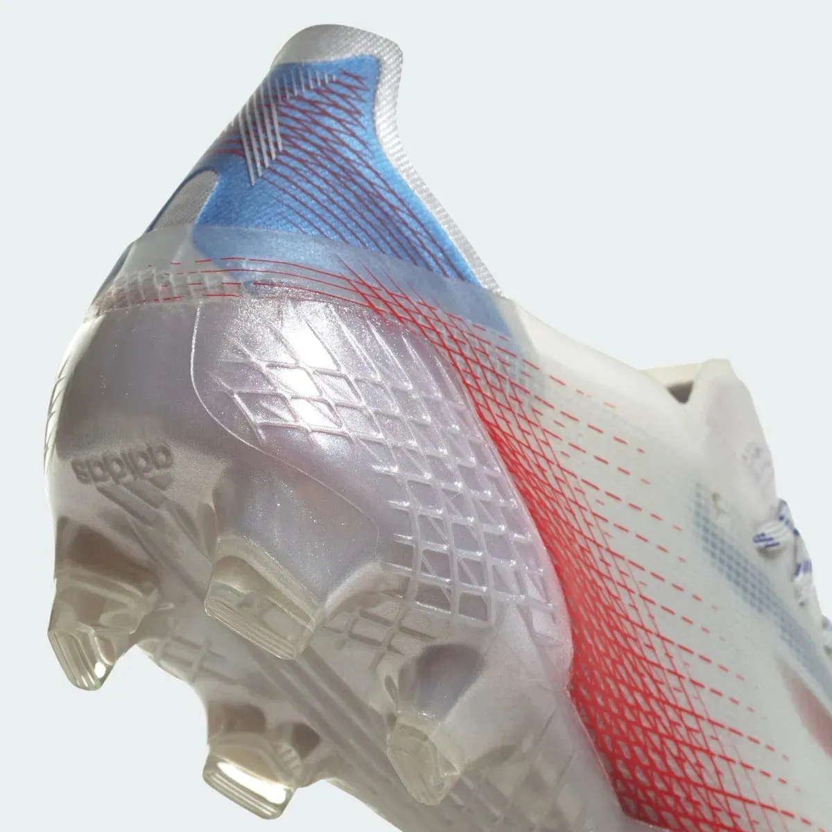 Adidas X Ghosted .1 FG - Silver Metallic-Red-Royal