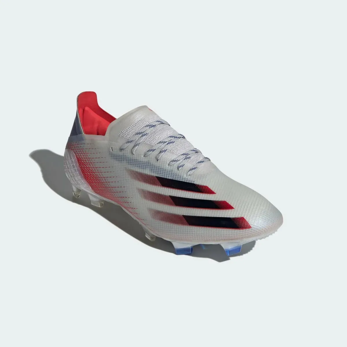 Adidas X Ghosted .1 FG - Silver Metallic-Red-Royal