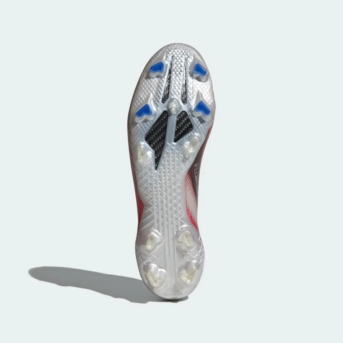 Adidas X Ghosted .1 FG - Silver Metallic-Red-Royal