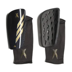 ADIDAS X SG SLIP-IN SHINGUARDS-Black/Night Grey/Matte Gold