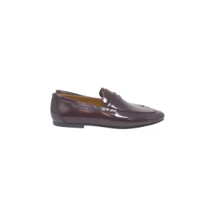 AiciBerllucci Cara Ladies Burgundy Leather Loafer