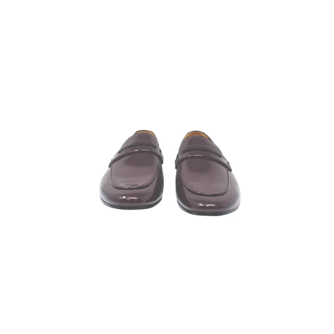 AiciBerllucci Cara Ladies Burgundy Leather Loafer