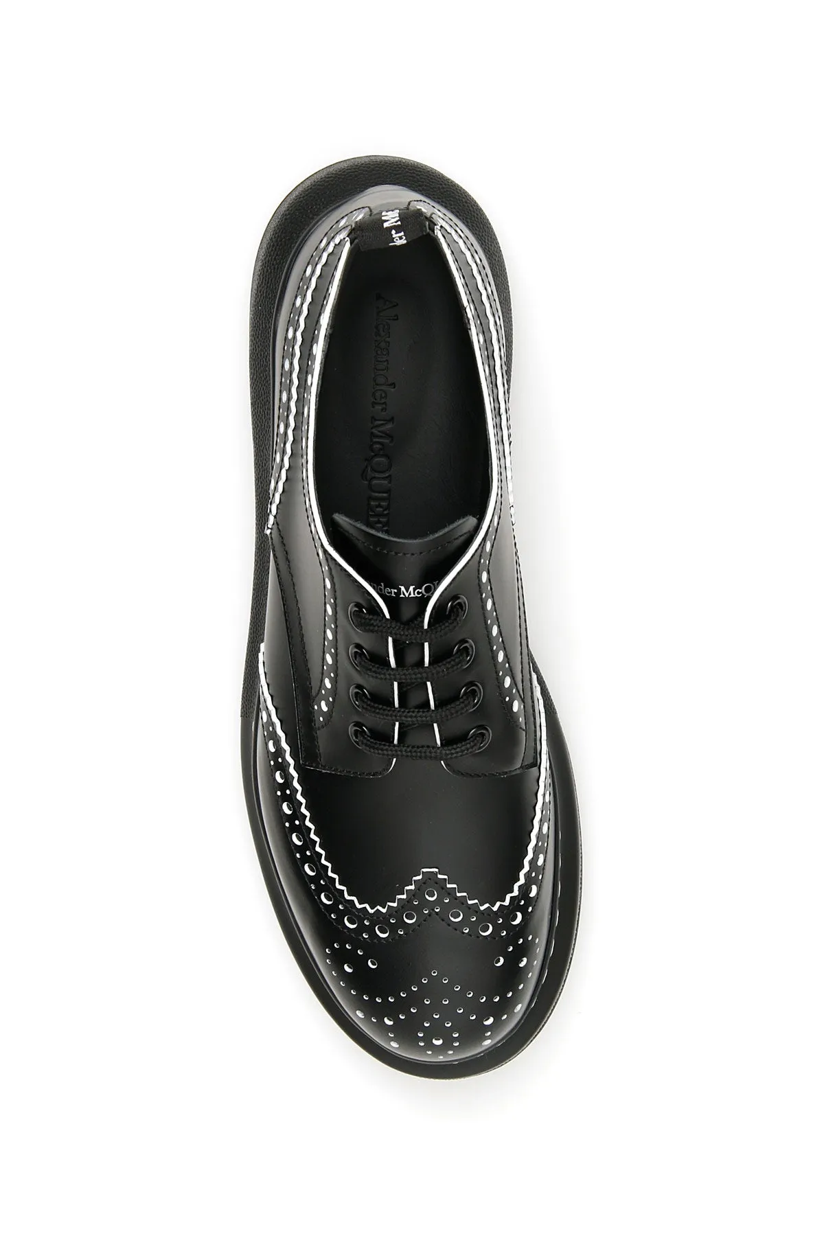 Alexander McQueen Platform Brogues Lace-Up Shoes