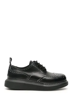 Alexander McQueen Platform Brogues Lace-Up Shoes
