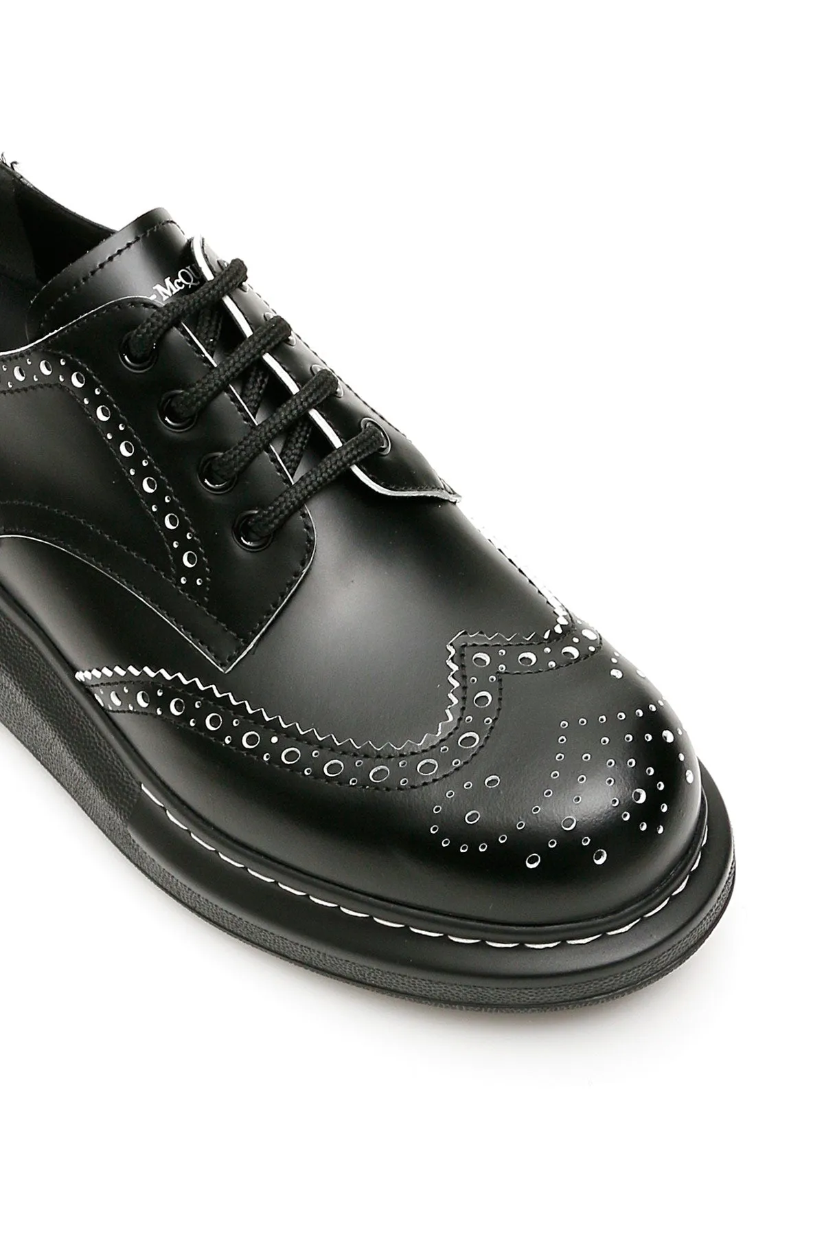 Alexander McQueen Platform Brogues Lace-Up Shoes