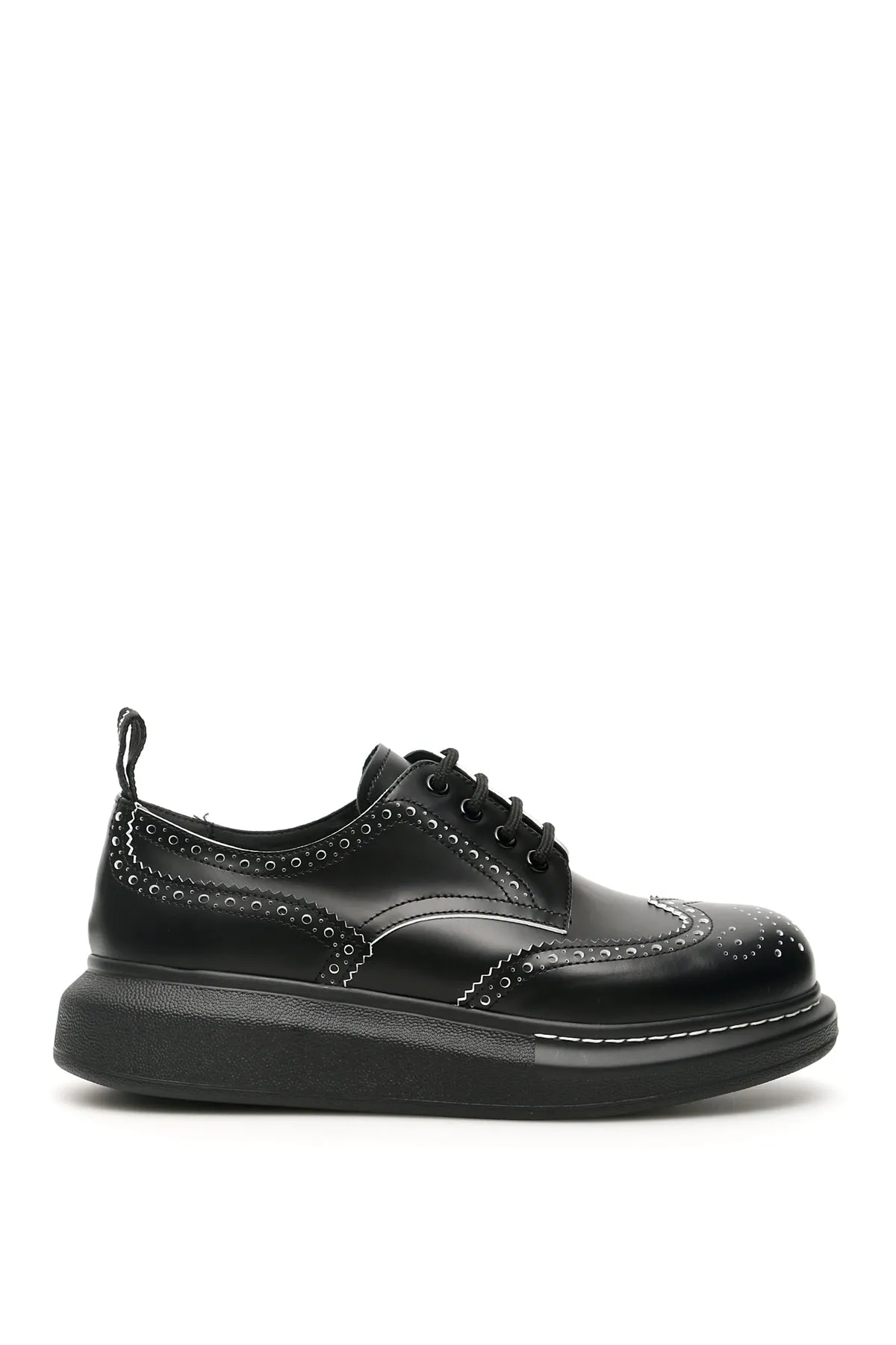 Alexander McQueen Platform Brogues Lace-Up Shoes