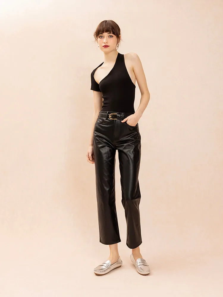 Ariana Metallic Penny Moccasins