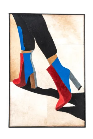 Arte Mural Botines de Colores | OROA Home Heels