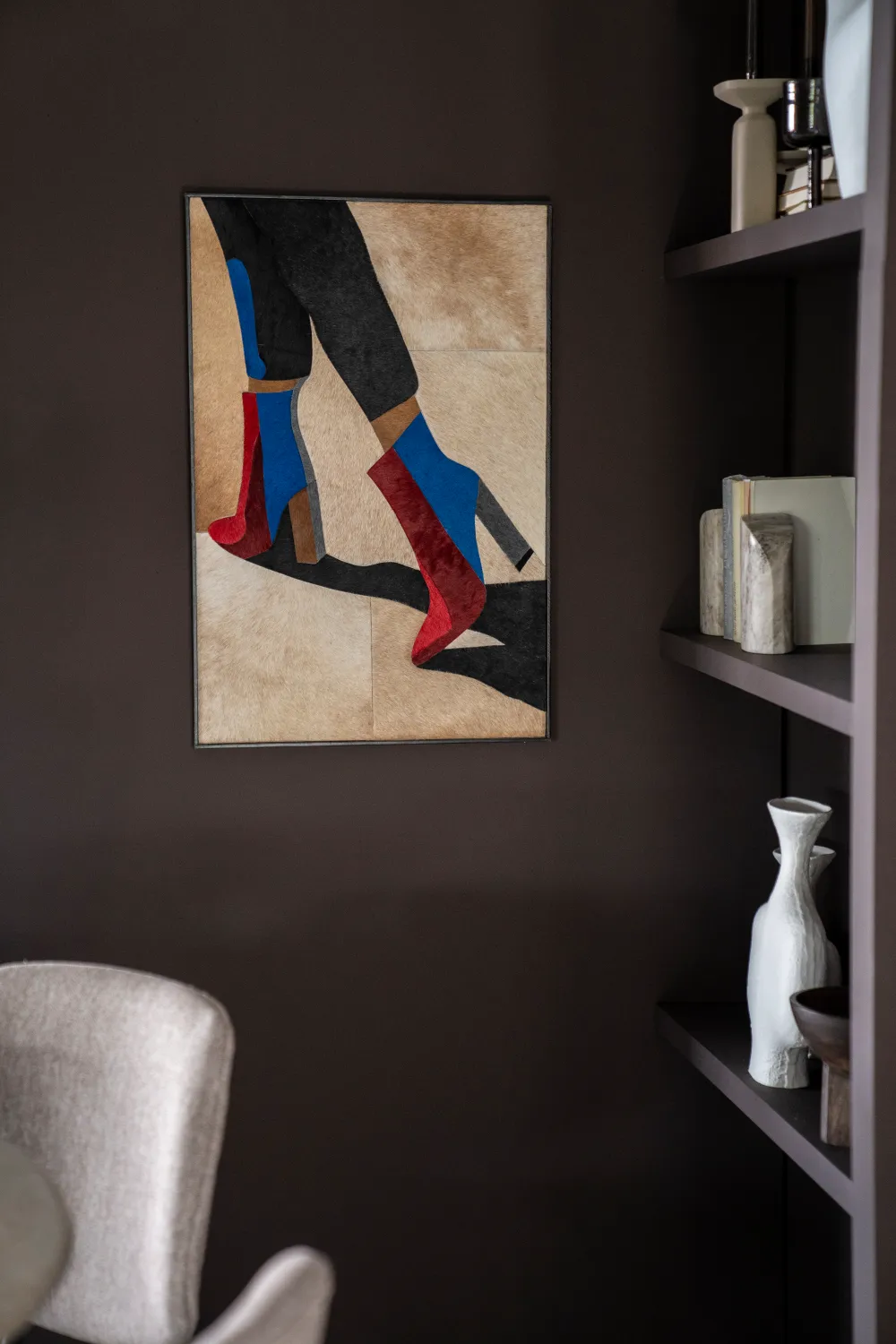 Arte Mural Botines de Colores | OROA Home Heels
