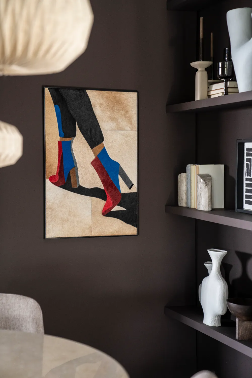 Arte Mural Botines de Colores | OROA Home Heels